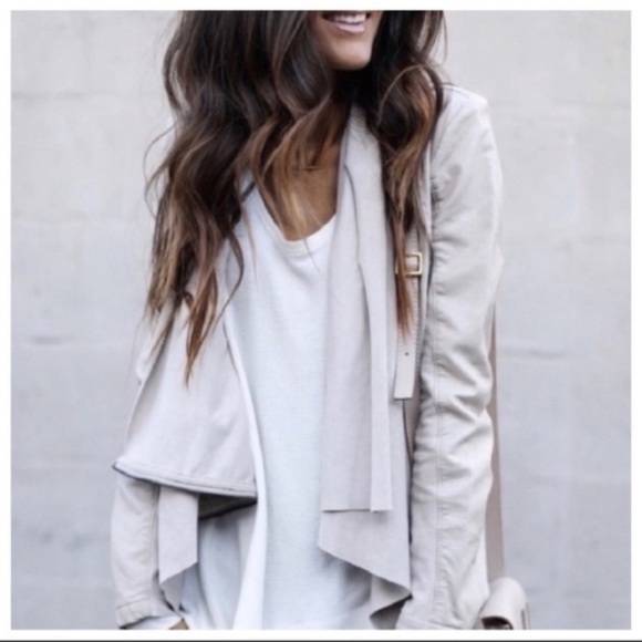 Blanc Nyc faux leather and suede jacket - Picture 3 of 13